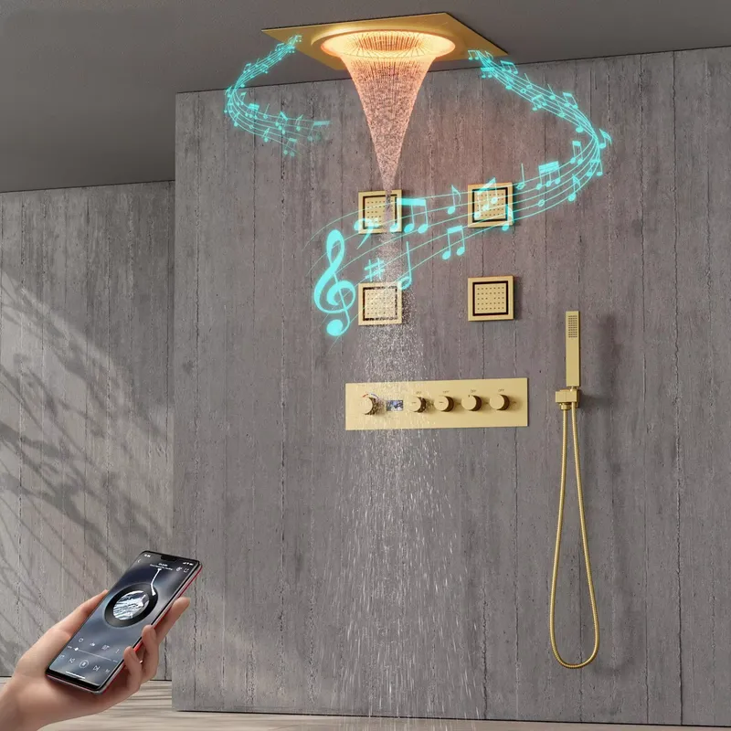 Music - Smart LED Shower Set Bathroom Music