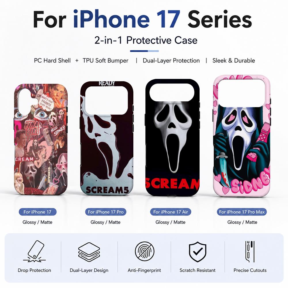 Movies - Fear Scream Movie Cover Phone Case