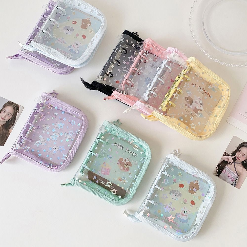 Kpop Photo Card Binder 3 Inch - 1pc Portable PVC A8 Card Binder