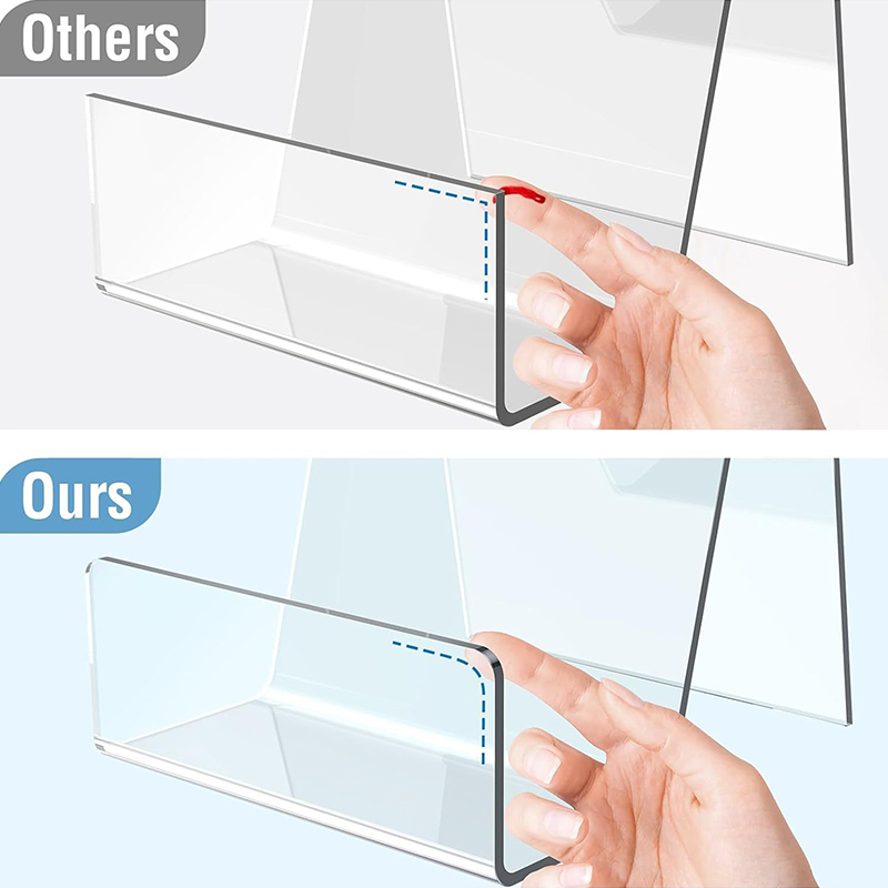 Clear Acrylic Book Stand Holder - 【M】Comic Book Display Acrylic Book Display
