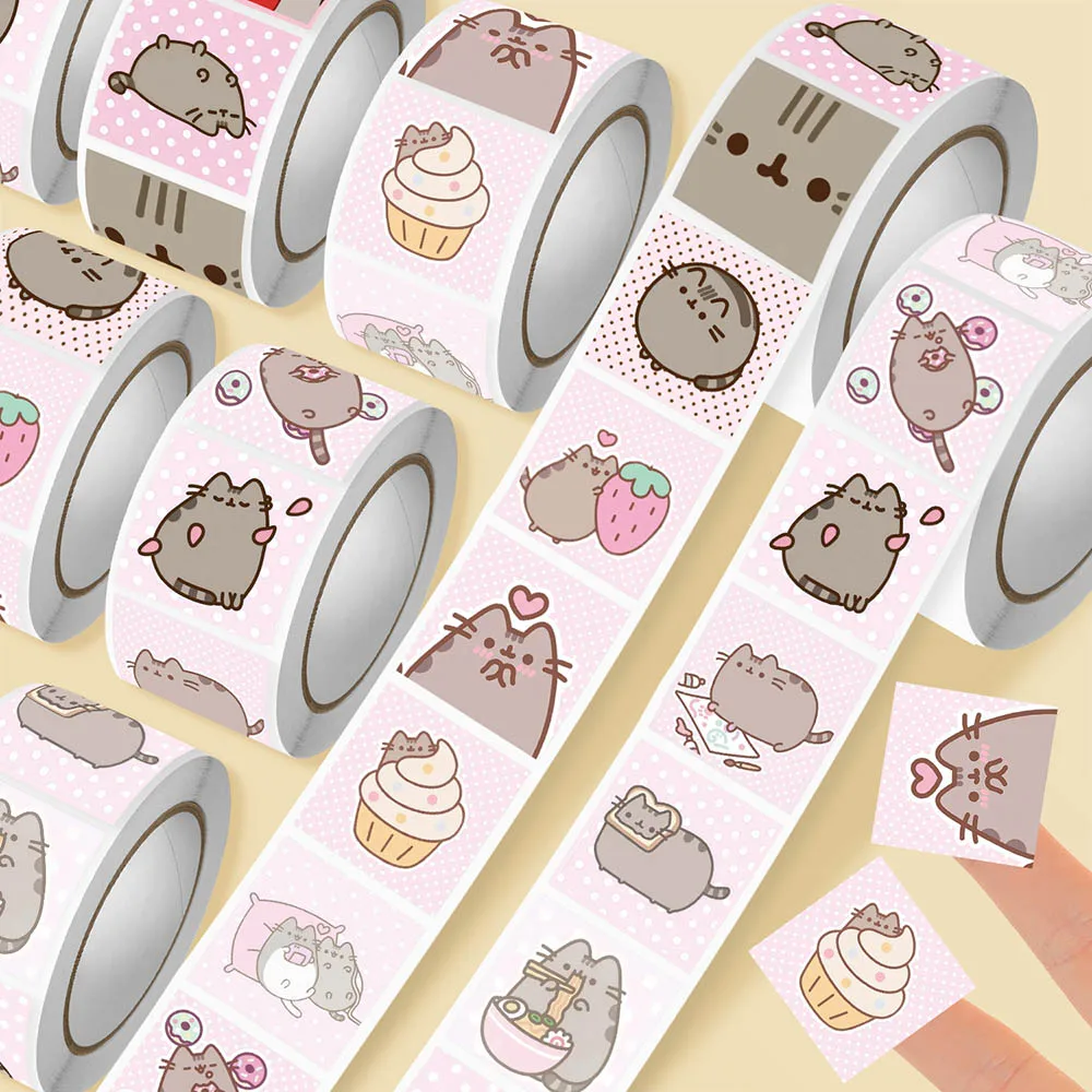 Books - Hou 500pcs Pusheen Cartoon Cat Roll