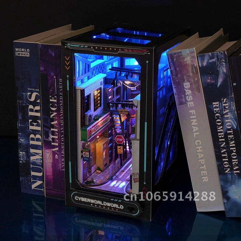 Creative DIY Wooden Book Nook  - огляд і ціна Diy Wooden Book Nook Kit Shelf Insert