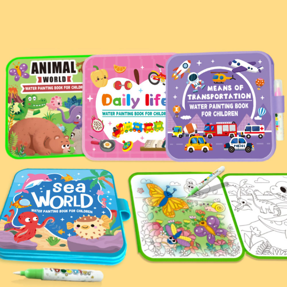 Kids Magics Clear Water Colori - огляд і ціна Reusable Water Magic Coloring Book
