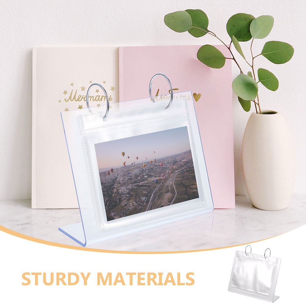 2Pcs Photo Album Acrylic Table - огляд і ціна Clear Acrylic Book Stand Holder