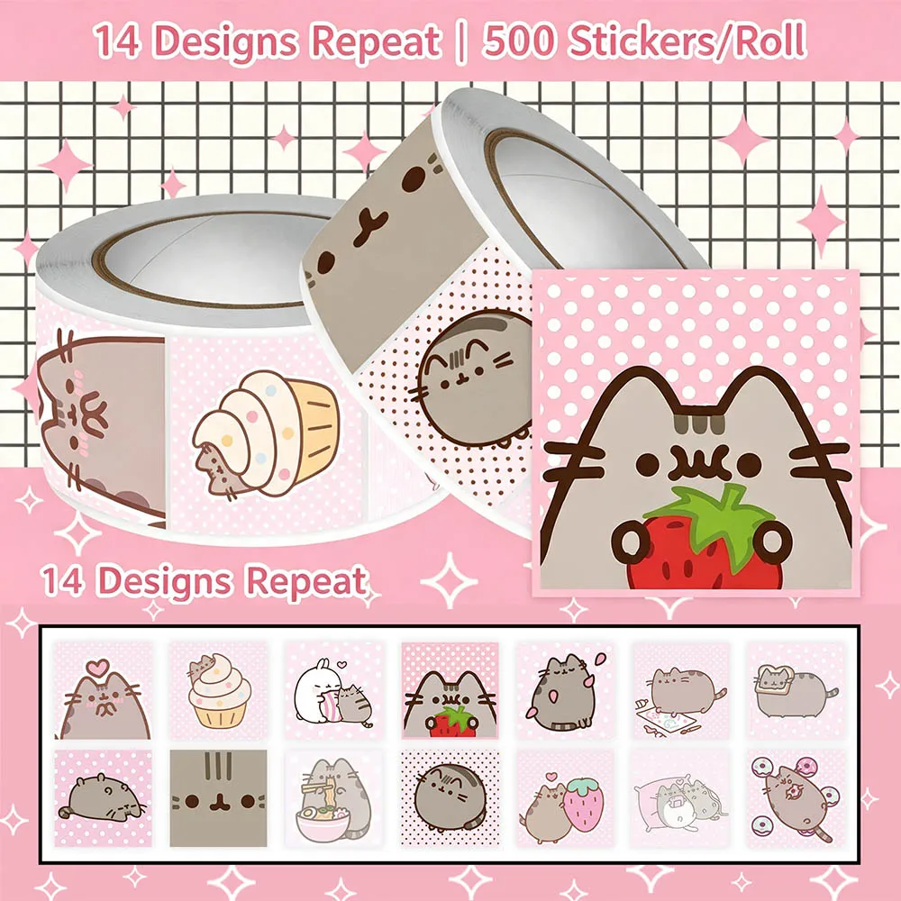 Hou 500pcs Pusheen Cartoon Cat - огляд і ціна Books