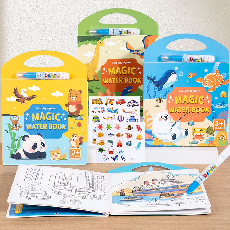 Magical Book Water Drawing Mon - огляд і ціна Reusable Water Magic Coloring Book