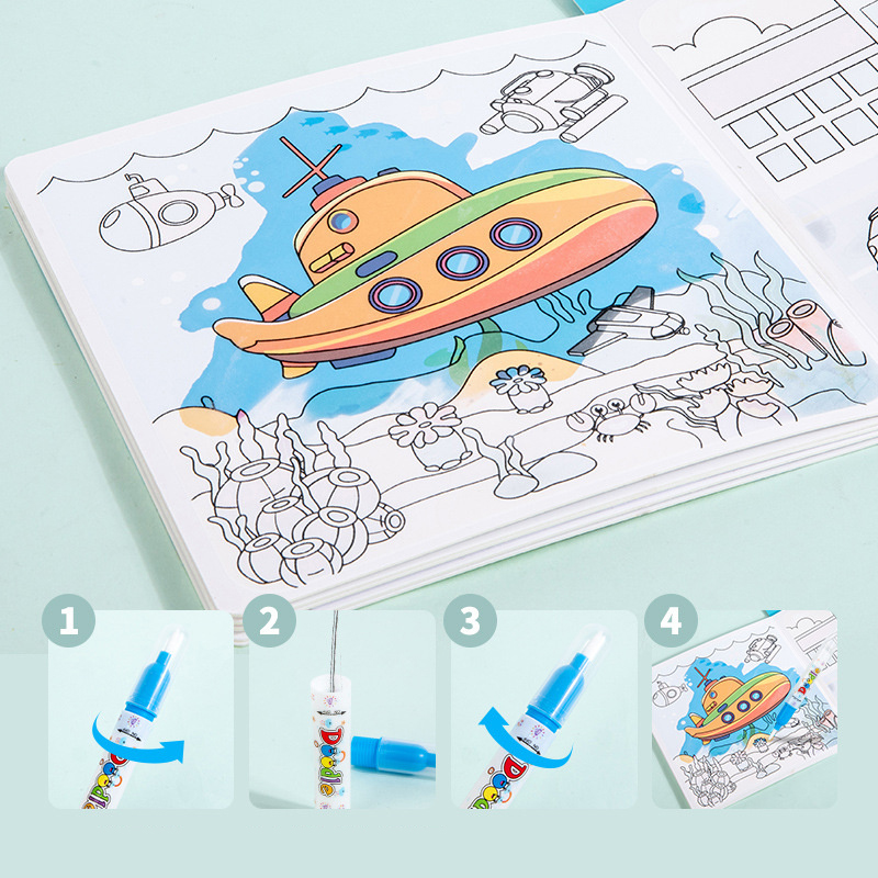 Magical Book Water Drawing Mon - огляд і ціна Reusable Water Magic Coloring Book