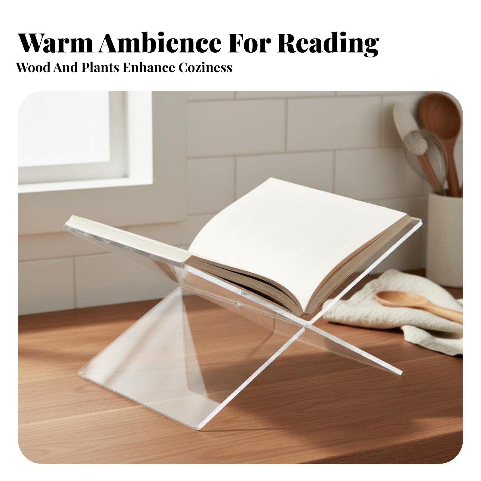 Acrylic Book Stand Thick Clear - огляд і ціна Clear Acrylic Book Stand Holder