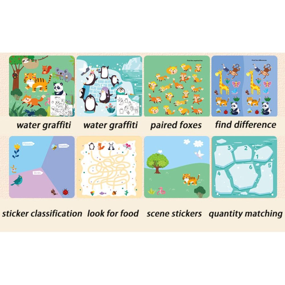 Reusable Water Drawing Montess - огляд і ціна Reusable Water Magic Coloring Book