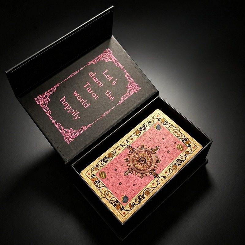 Pink & Rose Gold Classic Tarot - огляд і ціна Tarot Deck With Guidebook